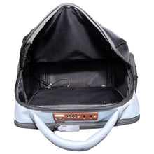 Load image into Gallery viewer, Sassora Genuine Leather Black Grey Navy men's Large Backpack with TSA Lock