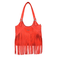 Load image into Gallery viewer, Sassora 100% Premium Suede Leather Medium Girls Shoulder Bag