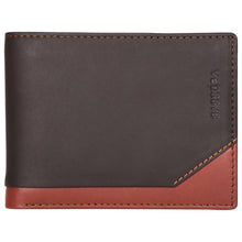 Load image into Gallery viewer, Sassora Soft Genuine Leather Brown Large Wallet For Men