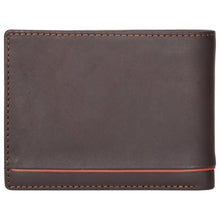 Load image into Gallery viewer, Sassora Genuine Leather Brown Large RFID Wallet For Boys