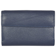 Load image into Gallery viewer, Sassora Premium Leather Navy Blue Medium Purse for Girls