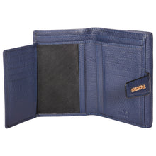 Load image into Gallery viewer, Sassora Premium Leather Navy Blue Medium Purse for Girls