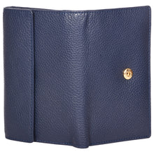 Load image into Gallery viewer, Sassora Premium Leather Navy Blue Medium Purse for Girls