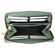 Load image into Gallery viewer, Sassora Genuine Leather Zip Around Women's Purse