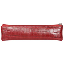 Load image into Gallery viewer, Sassora Genuine Leather Red Pencase Pouch For Boys and Girls