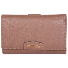 Load image into Gallery viewer, Sassora Genuine Leather Women's RFID Wallet