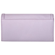Load image into Gallery viewer, Sassora Genuine Leather RFID Large Lilac Women's Purse