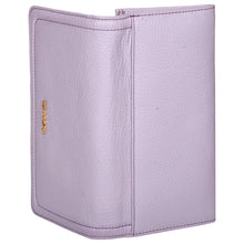 Load image into Gallery viewer, Sassora Genuine Leather RFID Large Lilac Women's Purse