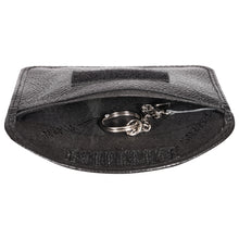 Load image into Gallery viewer, Sassora Genuine Leather Black Car Key Case for Men & Women