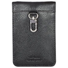 Load image into Gallery viewer, Sassora Genuine Leather Black Car Key Pouch for Men & Women