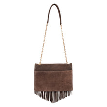 Load image into Gallery viewer, Sassora 100% Genuine Leather Suede Fringe Girl's Sling Bag