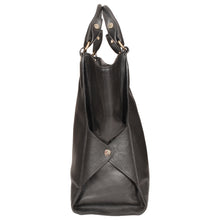 Load image into Gallery viewer, Sassora Genuine Premium Leather Women Black Hobo Shape Handbag