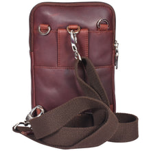 Load image into Gallery viewer, Sassora Genuine Leather Small Mobile Shaped Sling Bag