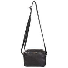 Load image into Gallery viewer, Sassora Genuine Leather Black Small Girls Sling Bag