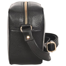 Load image into Gallery viewer, Sassora Genuine Leather Black Small Girls Sling Bag