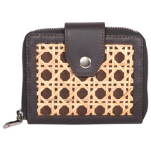 Load image into Gallery viewer, Sassora Leather And Kane Material Ladies Small Purse