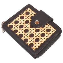 Load image into Gallery viewer, Sassora Leather And Kane Material Ladies Small Purse
