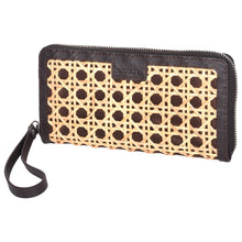 Load image into Gallery viewer, Sassora Leather and Kane material RFID Purse for Women