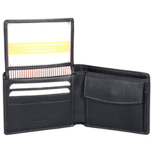 Load image into Gallery viewer, Sassora Genuine Leather Bifold Wallet For Men & Women