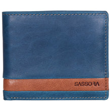 Load image into Gallery viewer, Sassora Men Premium Leather Bi Fold RFID Wallet