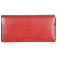 Load image into Gallery viewer, Sassora Genuine Leather Girls RFID Protected Travel Wallet (12 Card Slots)