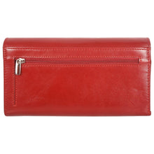 Load image into Gallery viewer, Sassora Genuine Leather Girls RFID Protected Travel Wallet (12 Card Slots)