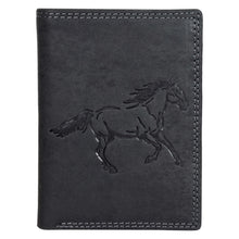 Load image into Gallery viewer, Sassora Genuine Leather RFID Animal Embossed Pattern Large Notecase