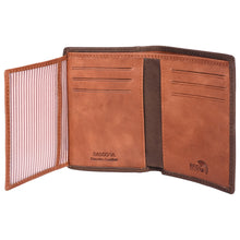 Load image into Gallery viewer, Sassora 100% Pure Leather Bi-Fold RFID Notecase