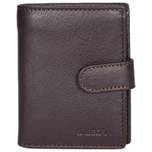 Load image into Gallery viewer, Sassora Genuine Leather Small Brown Notecase