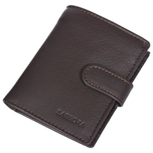 Load image into Gallery viewer, Sassora Genuine Leather Small Brown Notecase
