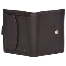 Load image into Gallery viewer, Sassora Genuine Leather Small Brown Notecase