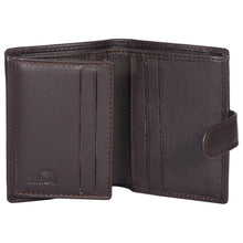 Load image into Gallery viewer, Sassora Genuine Leather Small Brown Notecase
