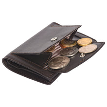 Load image into Gallery viewer, Sassora Genuine Leather Small Brown Notecase
