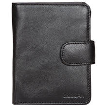 Load image into Gallery viewer, Sassora Premium Leather Black RFID Large Notecase with 11 Card Slots