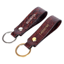 Load image into Gallery viewer, Sassora Premium Leather Keychain Key Ring Holders Anniversary Gift, Birthday Gift For All - Pack Of 2