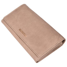 Load image into Gallery viewer, Sassora Genuine Leather Medium Beige RFID Ladies Purse