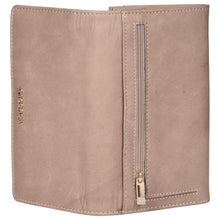 Load image into Gallery viewer, Sassora Genuine Leather Medium Beige RFID Ladies Purse