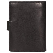 Load image into Gallery viewer, Sassora Genuine Leather Black RFID Large Notecase with 12 Card Slots