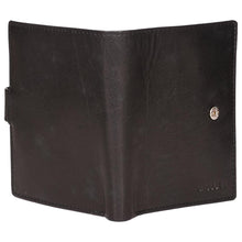 Load image into Gallery viewer, Sassora Genuine Leather Black RFID Large Notecase with 12 Card Slots