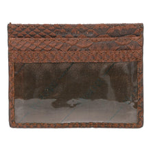 Load image into Gallery viewer, Sassora Genuine Leather Brown Unisex Small Card Holder
