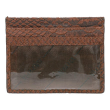 Load image into Gallery viewer, Sassora Genuine Leather Brown Unisex Small Card Holder