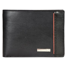 Load image into Gallery viewer, Sassora Genuine Leather Large RFID Black Men's Wallet