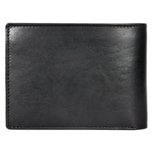 Load image into Gallery viewer, Sassora Genuine Leather Large RFID Black Men's Wallet