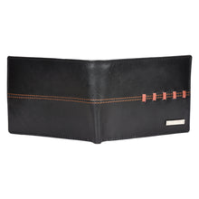 Load image into Gallery viewer, Sassora Pure Genuine Leather Large RFID Black Tan Men's Wallet