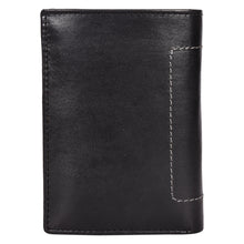 Load image into Gallery viewer, Sassora Genuine Leather Large Black Notecase Wallet For Men