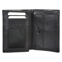 Load image into Gallery viewer, Sassora Genuine Leather Large Black Notecase Wallet For Men