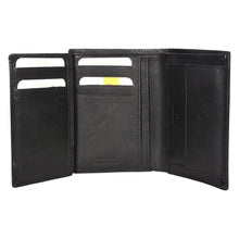 Load image into Gallery viewer, Sassora Genuine Leather Large Black Notecase Wallet For Men