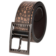 Load image into Gallery viewer, Sassora Premium Leather Boys Brown Buckle Belt Waistband
