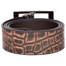 Load image into Gallery viewer, Sassora Premium Leather Boys Brown Buckle Belt Waistband