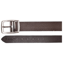 Load image into Gallery viewer, Sassora High Quality Genuine Leather Men Brown Reversible Belt